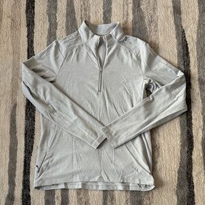 lululemon athletica Gray Zip Up Sweater